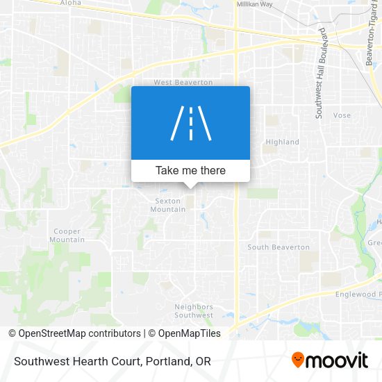 Mapa de Southwest Hearth Court