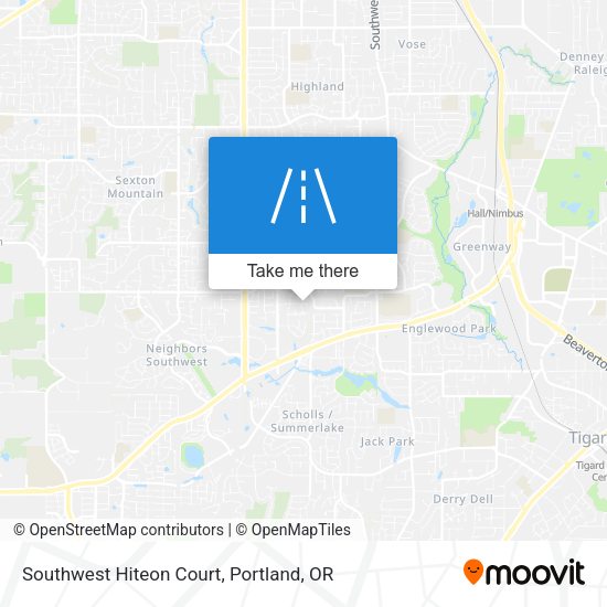Southwest Hiteon Court map