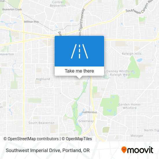 Southwest Imperial Drive map