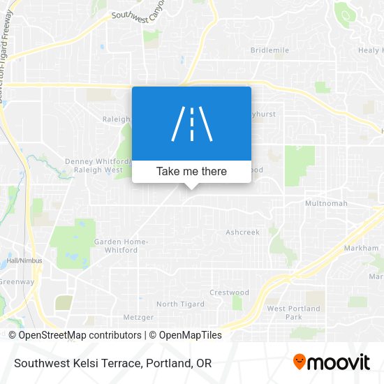 Southwest Kelsi Terrace map