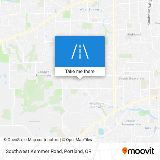 Mapa de Southwest Kemmer Road