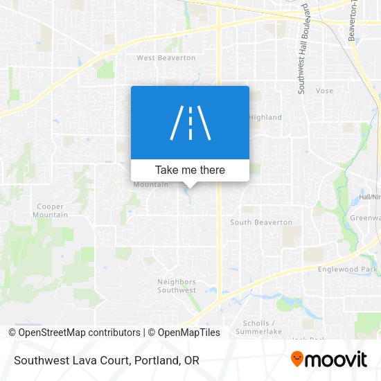 Southwest Lava Court map