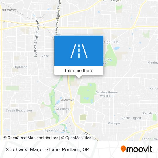 Mapa de Southwest Marjorie Lane