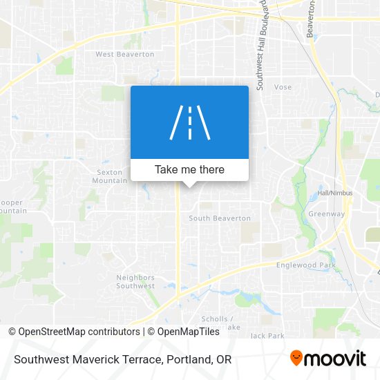 Southwest Maverick Terrace map