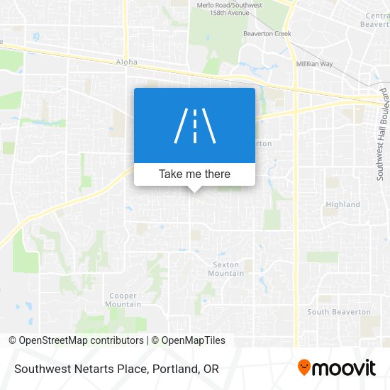 Southwest Netarts Place map