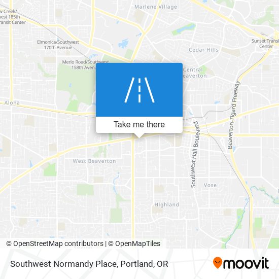 Mapa de Southwest Normandy Place