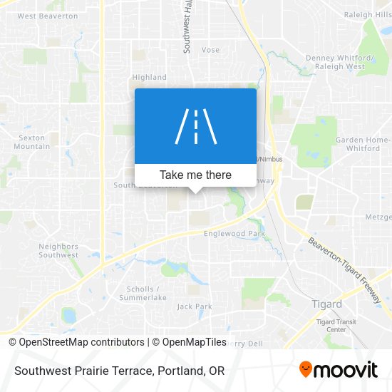Southwest Prairie Terrace map