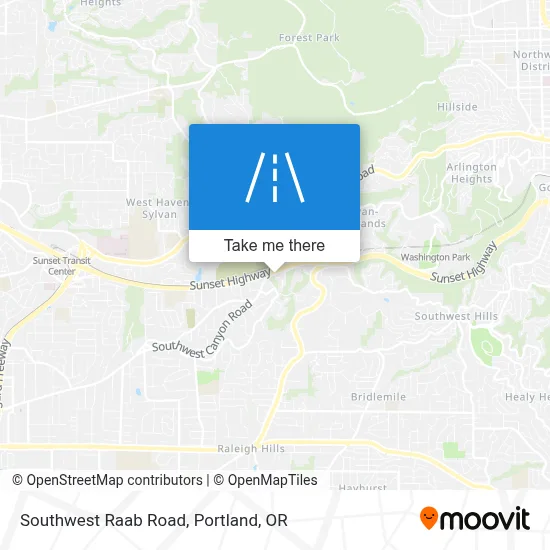 Southwest Raab Road map