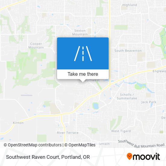 Southwest Raven Court map