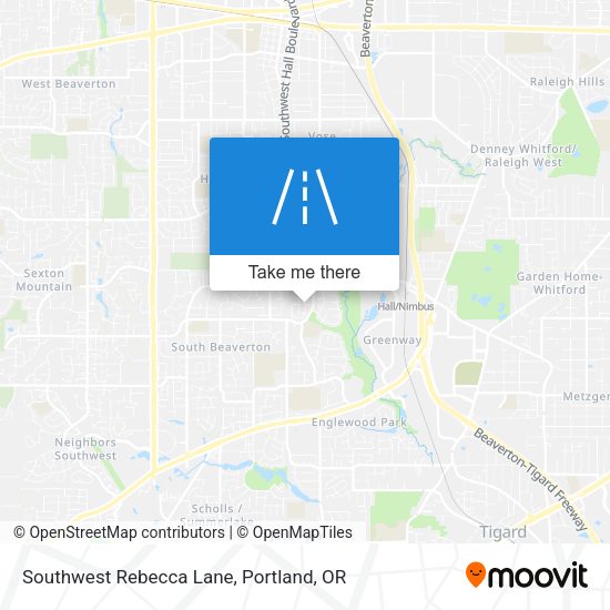Mapa de Southwest Rebecca Lane