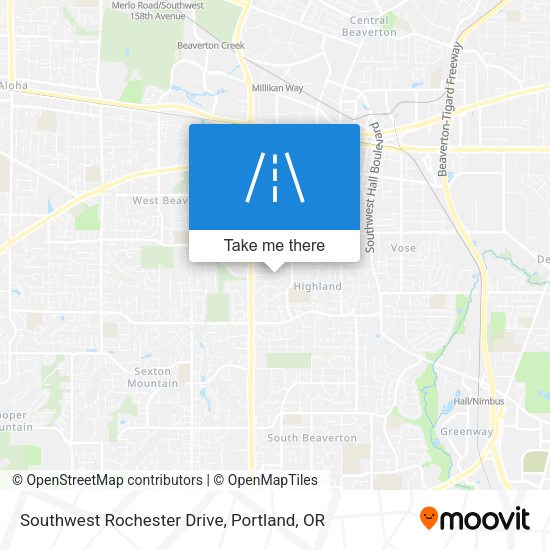 Mapa de Southwest Rochester Drive