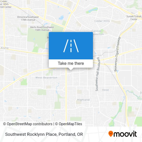 Southwest Rocklynn Place map