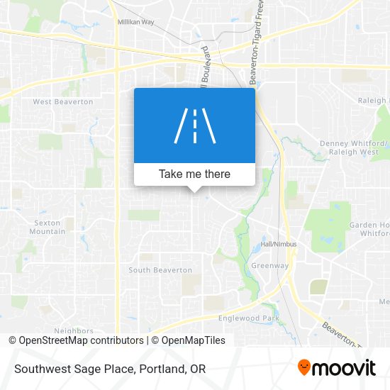 Southwest Sage Place map