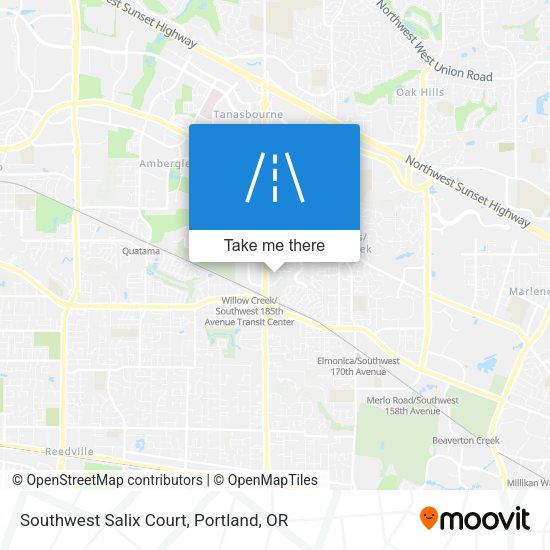 Mapa de Southwest Salix Court