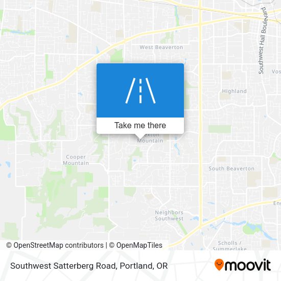 Southwest Satterberg Road map