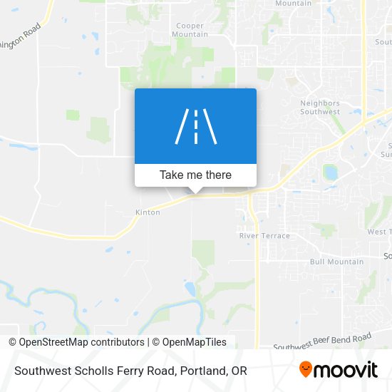 Mapa de Southwest Scholls Ferry Road