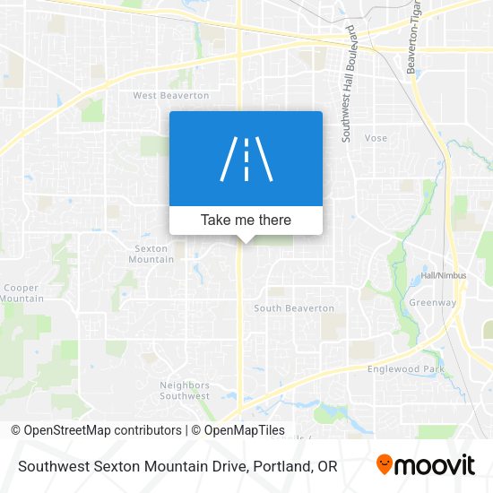 Mapa de Southwest Sexton Mountain Drive