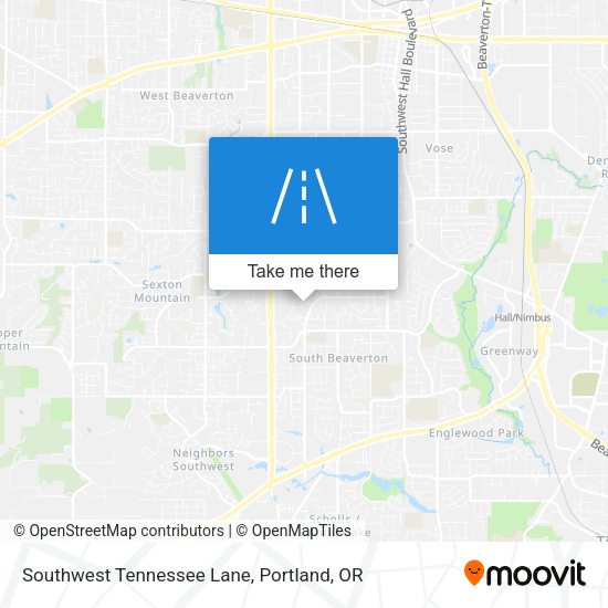 Southwest Tennessee Lane map