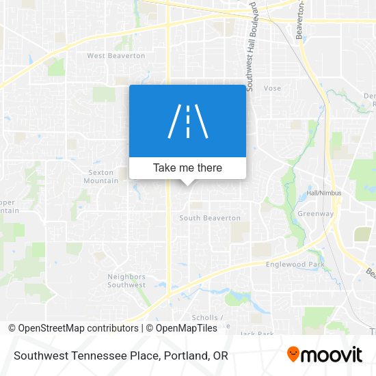 Southwest Tennessee Place map