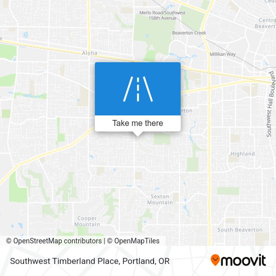 Southwest Timberland Place map