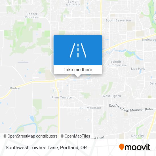 Southwest Towhee Lane map