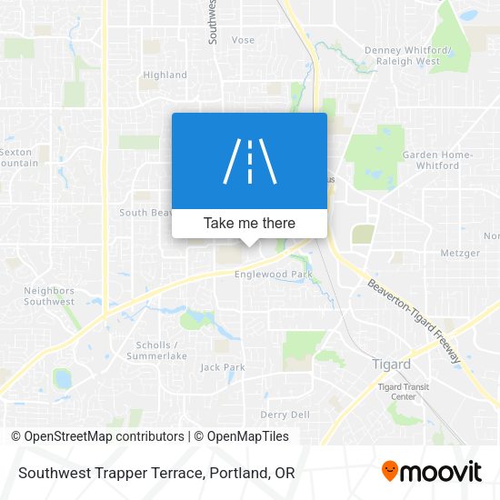 Southwest Trapper Terrace map