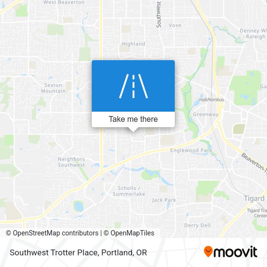 Mapa de Southwest Trotter Place