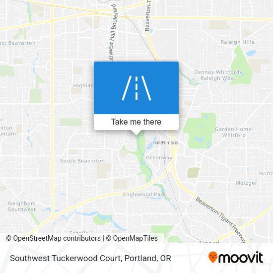 Southwest Tuckerwood Court map