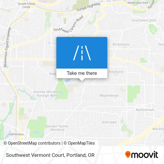 Southwest Vermont Court map