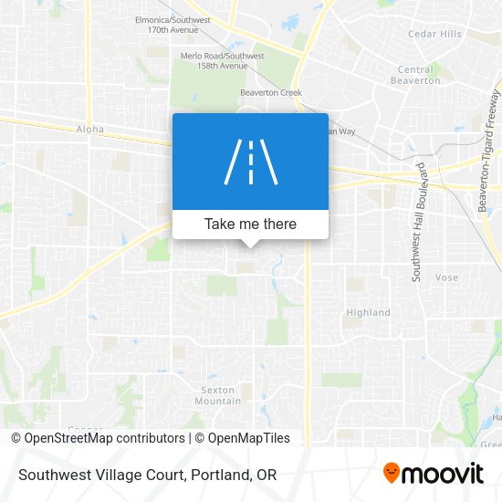 Mapa de Southwest Village Court