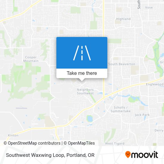 Mapa de Southwest Waxwing Loop