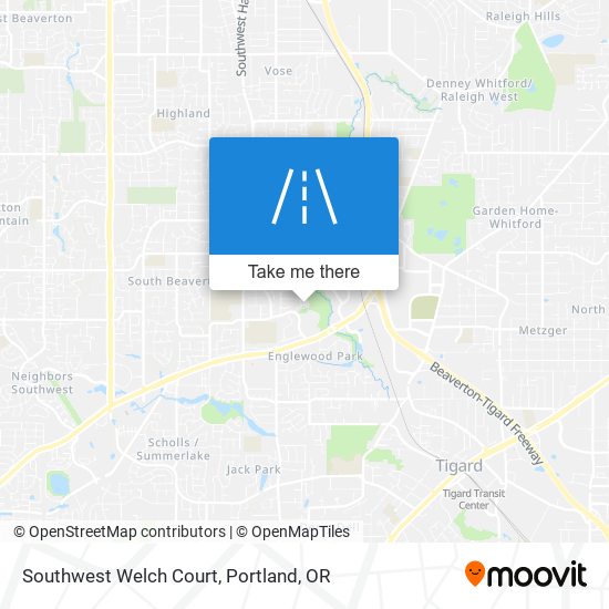 Mapa de Southwest Welch Court