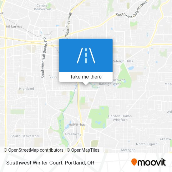 Southwest Winter Court map