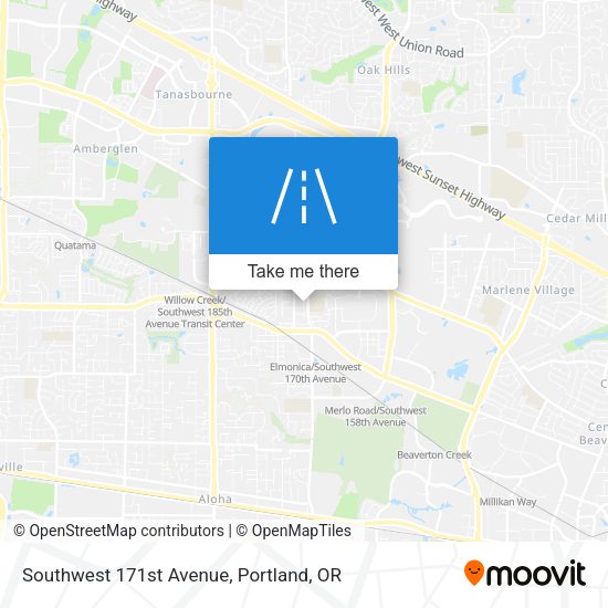 Mapa de Southwest 171st Avenue