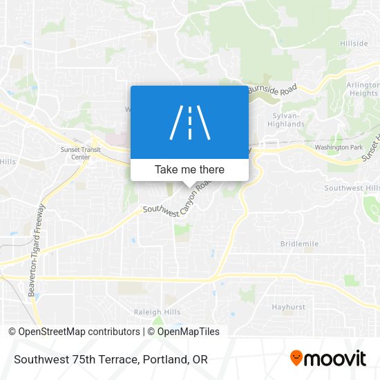 Mapa de Southwest 75th Terrace