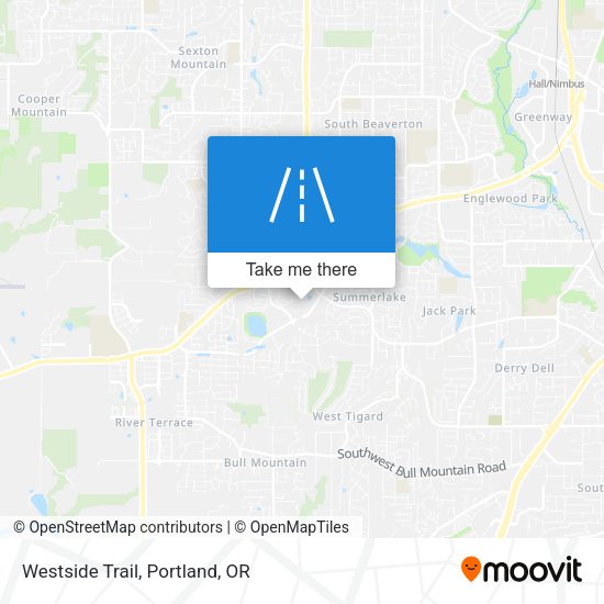 Mapa de Westside Trail