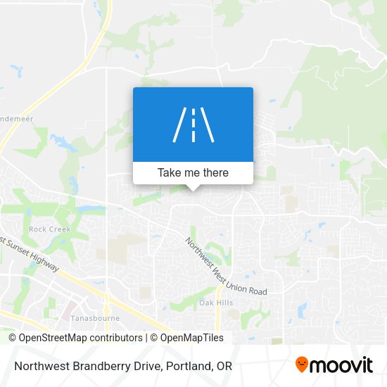 Mapa de Northwest Brandberry Drive