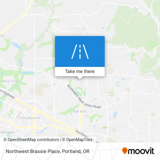 Mapa de Northwest Brassie Place