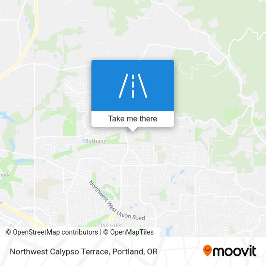 Mapa de Northwest Calypso Terrace
