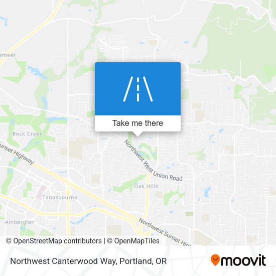 Mapa de Northwest Canterwood Way