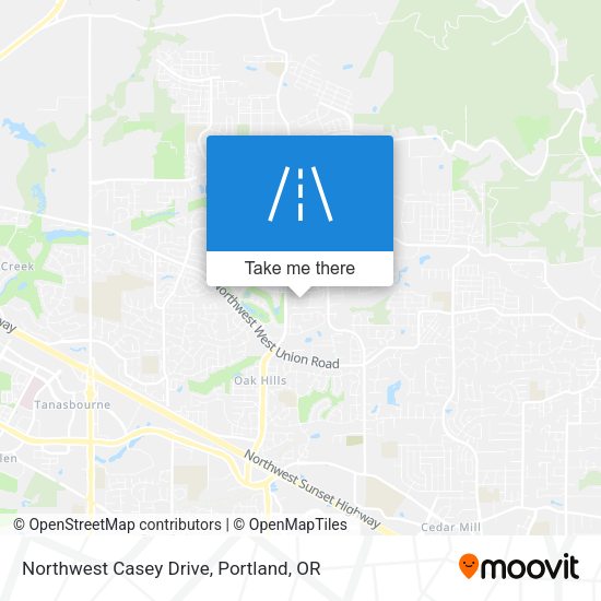 Northwest Casey Drive map