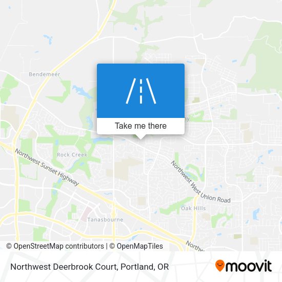 Mapa de Northwest Deerbrook Court
