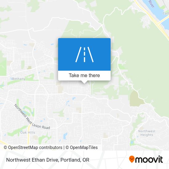 Northwest Ethan Drive map