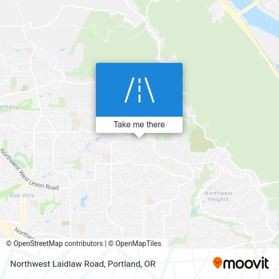 Northwest Laidlaw Road map