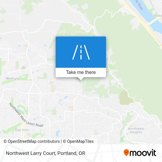 Northwest Larry Court map