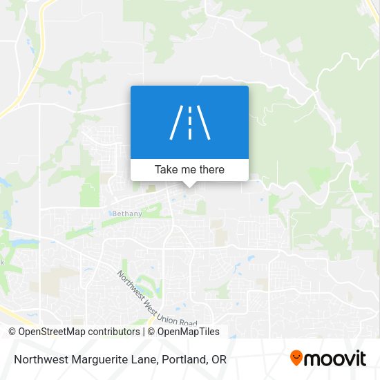 Mapa de Northwest Marguerite Lane