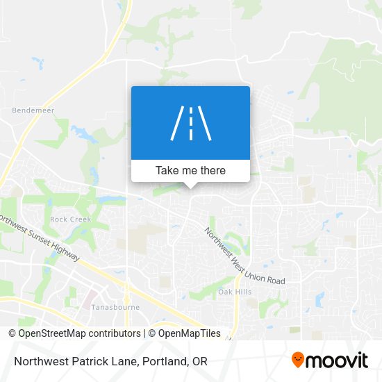 Mapa de Northwest Patrick Lane