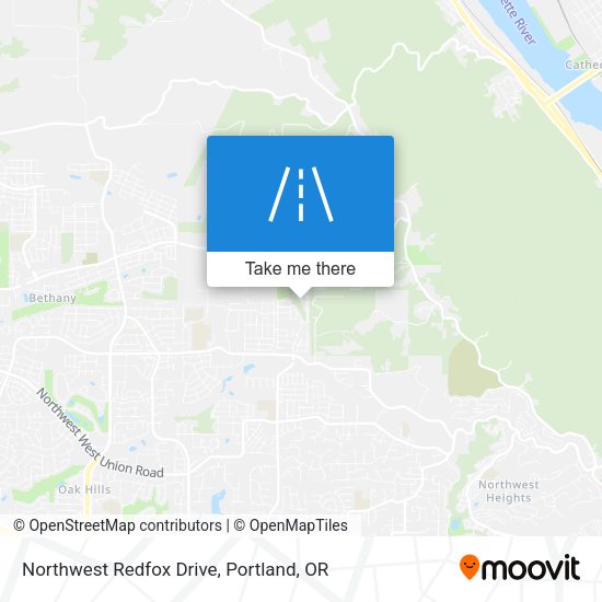 Northwest Redfox Drive map