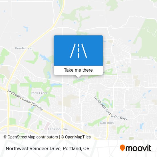 Mapa de Northwest Reindeer Drive