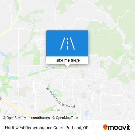 Northwest Remembrance Court map